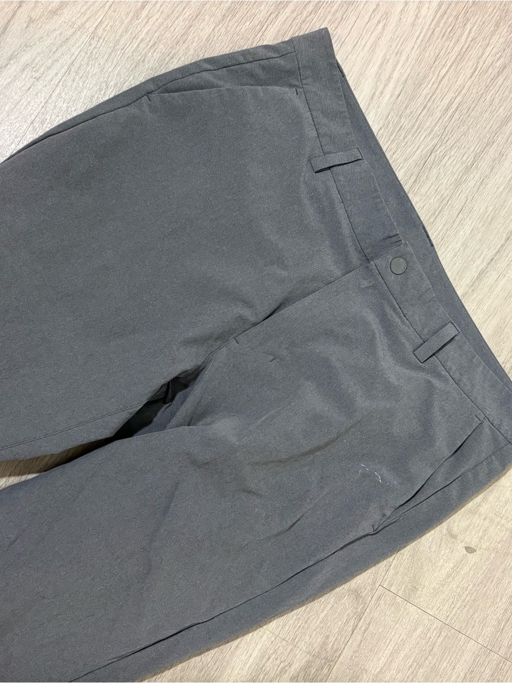 Cutter & Buck Men's Charcoal Gray Chinos